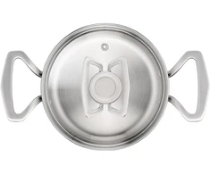 Plieninis puodas su dangčiu TEFAL Extreme 24 cm 5,3 l E5294604 dujų indukcija