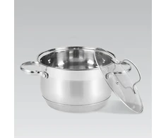 Plieninis puodas su dangteliu, indukcinis, 18cm, 2,9l | Maestro MR-3512-18