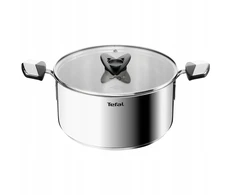 Plieninis puodas su dangteliu TEFAL Emotion+ E3284644 24 cm 5,7 L indukcinis