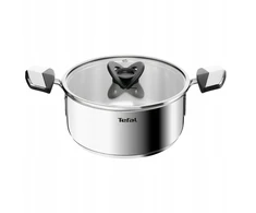 Plieninis puodas su dangteliu TEFAL Emotion+ E3284444 20 cm 2,9 L indukcinis
