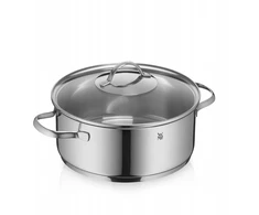 Plieninis puodas su dangteliu, žemas, platus WMF Provence Plus 24cm 4,1l