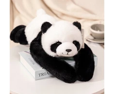 Pliušinė panda, 65 cm, 1kg, skirta ADHD, autizmui ir stresui