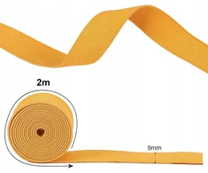 PLOKŠČIAS TRINTUKAS 10MM 60M ELASTINGAS AUDINIS RANKŲ DARBŲ SPALVŲ SIUVIMO
