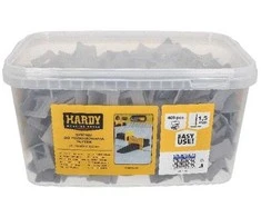 Plytelių išlyginimo sistema Hardy segtukai 1,5 mm. 400 vnt.