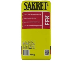 Plytelių klijai SAKRET FFK, elastingi, 25 kg