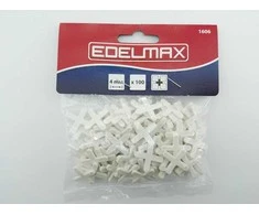 Plytelių kryželiai EDELMAX, 4 mm storio, 100 vnt.