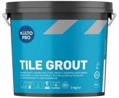 Plytelių siūlių glaistas KIILTO PRO TILE GROUT, marmuro balta sp., 1 - 6 mm, 3kg