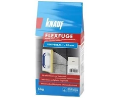 Plytelių siūlių glaistas KNAUF FLEXFUGE UNIVERSAL HELLBRAUN, 1-20 mm, šv. ruda sp., 5kg