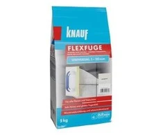 KNAUF FLEXFUGE UNIVERSAL SAMTSCHWARZ 5KG Elastinis plytelių siūlių užpildas(nuo 1-20 mm)