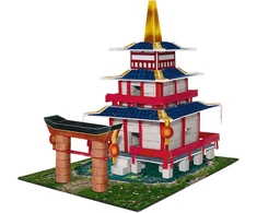 Rankdarbių rinkinys kelioninė pagoda M Brick Trick Trefl