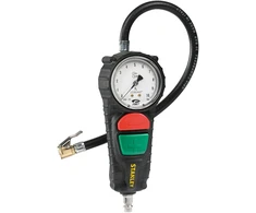 Pneumatinis padangų pūtimo pistoletas STANLEY, su manometru, 10 bar, 100 l/min, homologuotas
