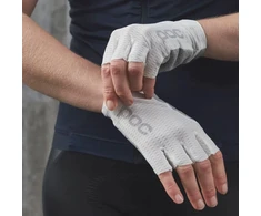 POC Agile Short Glove dviratininkų pirštinės baltos - L