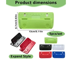 POCKET HOLE PUNCH 5 Vnt. MINI NEŠIOJAMAS BIURŲ RINKINYS NAMŲ MOKYKLA