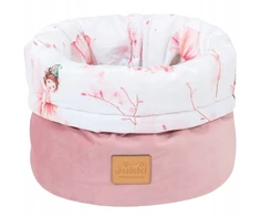 POJEMNIK KOSZYK Na AKCESORIA Dla NIEMOWLAKA BAWEŁNA SOFT VELVET JUKKI