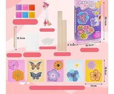 POKE ART FLOWERS DIY RINKINYS, KŪRYBINGAI DOVANAI