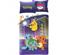 Pokemon vaikiška patalynė 140 x 200 cm Halantex Pikachu Microfiber