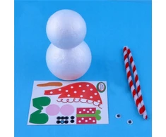 Polistireninio putplasčio sniego žmogus DIY kūrybinis rinkinys vaikams #1 artmaker