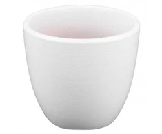 Polnix Dekoratyvinis gėlių vazonas Deco D7cm H6cm keraminis/baltas
