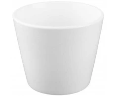 Polnix Dekoratyvinis gėlių vazonas Deco D12cm H9cm baltas