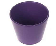 Polnix Dekoratyvinis gėlių vazonas Deco D12cm H9cm tamsiai violetinis