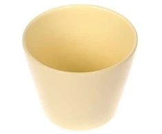 Polnix Dekoratyvinis gėlių vazonas Deco D12cm H9cm kreminės spalvos