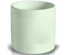 Polnix Dekoratyvinis gėlių vazonas Pastel D13cm H14cm keraminis/švies.žal.