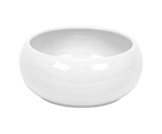 Polnix Dekoratyvinis gėlių vazonas Piano D14cm/H6cm baltas