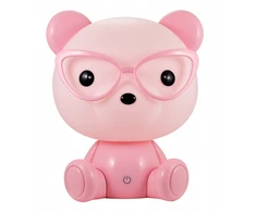Polux Led naktinė lempa BEAR GLASSES Rožinė 2.5W