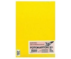 Popieriaus lapas Folia A4 300g geltonas