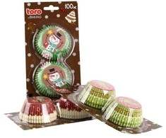 Popierinės formelės keksams TORO 100vnt./D5cm