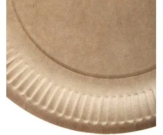 Popierinės lėkštės ø22.5cm/100vnt. rudos
