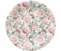 Popierinės lėkštės Gorgeous Roses Paw 23cm/8vnt.