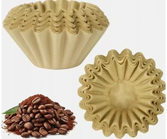 POPIERINIS FILTRAS 100 VIENETŲ KAVAI, VIENkartinis, NATŪRALIUS, BEKVĖPES