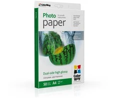 ColorWay Photo Paper, 50 sheets | Dual-side High Glossy | 155 g/m² | A4
