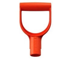 Porankis plast. ergonominis D32mm, oranžinis, VERTAS
