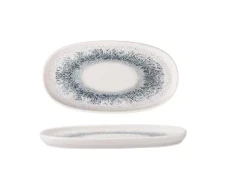 Porcelianinė pietų lėkštė LUNA, ovalios formos, 30 cm