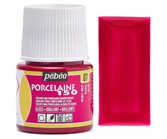 Porceliano dažai - Pébéo - 150 Brillant Rubis N°07 - 45 ml buteliukas - Ryškios spalvos - Virimas 150°C