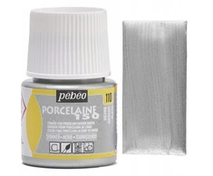Porceliano dažai - Pébéo - 150 - Muaro sidabras - 45 ml butelis - Virimas 150°C