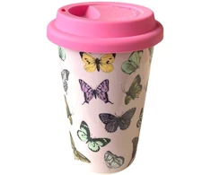 PORCELININIS PUODULIS SU DANČIU Butterflies Butterflies 400ml