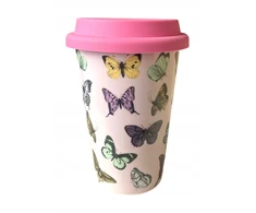 PORCELININIS PUODULIS SU DANČIU Butterflies Butterflies 400ml
