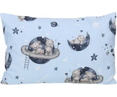 POSZEWKA NA PODUSZKĘ 40x60 cm BAWEŁNA 100% JASIEK ZAMEK BABYMAM