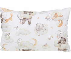 POSZEWKA NA PODUSZKĘ 40x60 cm BAWEŁNA 100% JASIEK ZAMEK BABYMAM