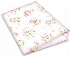 POSZEWKA NA PODUSZKĘ KLIN DO ŁÓŻECZKA 100% BAWEŁNA BABYMAM 59x37cm