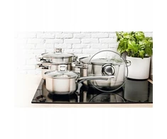 POTS indukcinio plieno rinkinys su dangteliu Tadar Bahama II 8 vnt 2020-12-14 16