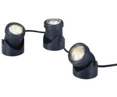 Povandeninis LED šviestuvas tvenkiniui Heissner 3x1.5W/12V/50lm/3vnt.
