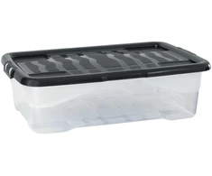 PP DĖŽĖS KONTEERIJA PO LOVA PLASTIKINIAI 42L ŽAISLAI 80x40x18cm