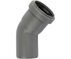 PP HT vidaus kanalizacijos trišakis PIPELIFE, DN50 x 50 x 45°, pilkos sp.