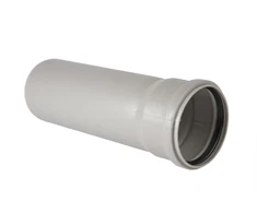 PP HT vidaus kanalizacijos vamzdis PIPELIFE, DN32/500, baltos sp.