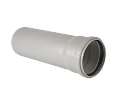PP HT vidaus kanalizacijos vamzdis PIPELIFE, DN40/1000, baltos sp.