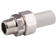 PPR ardoma jungtis GALLAPLAST, DN20 x 1/2" išor. sr.